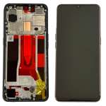 Display Lcd Touch Screen Con Frame ORIGINALE Service Pack Per Oppo Find X2 Lite / Oppo Reno 3 5g Cph 2005 Nero Black