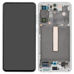 Display Lcd Touch Screen Con Frame ORIGINALE Service Pack Per Samsung Galaxy S21 Fe G990 Bianco White
