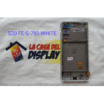 Display Lcd Touch ScreenScreen Frame ORIGINALE Samsung Galaxy S20 Fe G780/-g781 4g/5g White Bianco