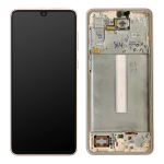 Display Lcd Touch Screen Con Frame ORIGINALE Service Pack Per Samsung Galaxy A33 5g A336b Gold
