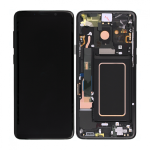 Display Lcd Touch Screen Con Frame + Batteria Per Samsung Galaxy S9+ S9 Plus G965f Sm-g965f Nero Black