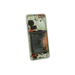 Display Lcd Touchscreen Con Frame +battery Per Huawei P40 Pro (Els-nx9) - Ice White Bianco Service Pack ORIGINALE