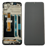 Display Lcd Oppo A15 Cph2185 / A15s Cph2179 / Realme C11 C12 C15 Touch Screen Vetro Schermo Nero Con Frame