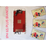 Display Lcd Touch Screen Con Frame Rigenerato Per Apple Iphone 6s Plus Bianco Oem