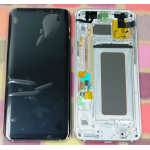 Display Lcd Touch Screen Con Frame ORIGINALE Samsung Galaxy S8+ Plus G955f Silver Sm-g955