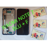 Display Lcd Touch Screen Con Frame ORIGINALE Service Pack Per Xiaomi Redmi Note 7 / Note 7 Pro Vetro Blu M1901f7h M1901f7g