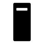 Back Cover COMPATIBILE Per Samsung Galaxy S10 Plus Black Nera G975