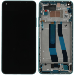 Display Lcd Touch Screen Con Frame ORIGINALE Service Pack Per Xiaomi Mi 11 Lite 5g M2101k9g Verde Green