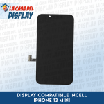 Display Lcd Touch Screen COMPATIBILE Per Apple Iphone 13 Mini Incell Ncc