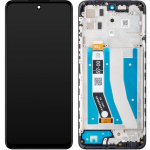 Display Lcd + Frame Per Motorola Moto G32 Xt2235 Xt 2235 Touch Screen Vetro Nero