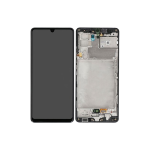 Display Lcd Touch Screen Con Frame Samsung A42 A426 Gh82-24375a ORIGINALE Nero