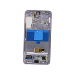 Display LCD Touch Screen Con Frame ORIGINALE SERVICE PACK Per SAMSUNG GALAXY S22 BORA PURPLE VIOLA SM-S901B