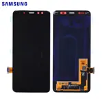 Display Lcd Touch Screen Oroginale Service Pack Per Samsung A530f Galaxy A8 2018 Sm-a530f Nero