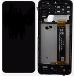 DISPLAY FRAME TOUCH PARI ORIGINALE SERVICE SAMSUNG GALAXY A13 4G SM-A135 F/M  CON FLAT LTE