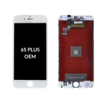 DISPLAY LCD+ Touch+VETRO iPhone 6 PLUS WHITE BIANCO ORIGINALE RIGENERATO OEM
