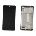 Display Lcd Touch Screen ORIGINALE Service Pack Per Samsung Galaxy M53 5g M536b Black Nero