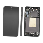 Display Lcd Touch Screen Con Frame Originale Service Pack Per SAMSUNG S926 S24 Plus 5G 2024  Nero Black 