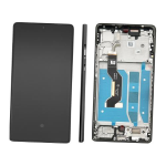 DISPLAY LCD PER MOTOROLA XT2427-3 MOTO G85 5G NERO CON FRAME 5D68C24854 5D68C24989