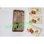 Display Huawei Y5ii Cun-l01 / Y6 Ii Compact Schermo Touch Lcd Con Frame Nero ORIGINALE Service Pack