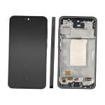 DISPLAY LCD ORIGINALE SERVICE PACK PER SAMSUNG A366B A36 5G NERO CON FRAME 