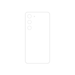 Back Cover COMPATIBILE Per Samsung S23 Bianco No Logo S911B  White
