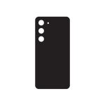 Back Cover COMPATIBILE Per Samsung S23 Nero No Logo S911B  Black