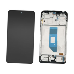 DISPLAY LCD PER XIAOMI REDMI NOTE 14 4G 24117RN76G NERO / MIDNIGHT BLACK CON FRAME ORIGINALE RIGENERATO