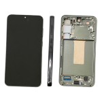 DISPLAY LCD TOUCH SCREEN FRAME ORIGINALE SERVICE PACK PER SAMSUNG S916 S23 PLUS 5G 2023 VERDE GREEN