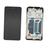 Display Lcd Touch Screen Con Frame Oled Per Xiaomi Redmi Note 12 5g 22101317c Black Nero