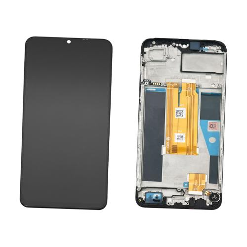 DISPLAY LCD COMPATIBILE CON  FRAME PER OPPO REALME NOTE 60 RMX3930  60x  3938 TOUCH SCREEN ASSEMBLATO VETRO