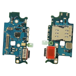 DOCK CONNETTORE PCB RICARICA ORIGINALE SERVICE PACK PER SAMSUNG S916B S23 PLUS 5G CON LETTORE SIM 