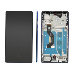 DISPLAY LCD PER MOTOROLA XT2427-3 MOTO G85 5G BLU CON FRAME 5D68C24856 ORIGINALE SERVICE PACK