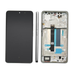DISPLAY LCD TOUCH SCREEN ORIGINALE SERVICE PACK PER XIAOMI REDMI NOTE 13 PRO PLUS 5G BIANCO / MOONLIGHT WHITE CON FRAME