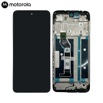 DISPLAY LCD PER MOTOROLA XT2523-6 MOTO E15 / XT2523-2 MOTO G05 NERO CON FRAME 5D68C29300