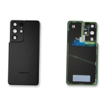 Back Cover Originale Service Pack Per Samsung Galaxy S21 Ultra 5g Nero Black G998b