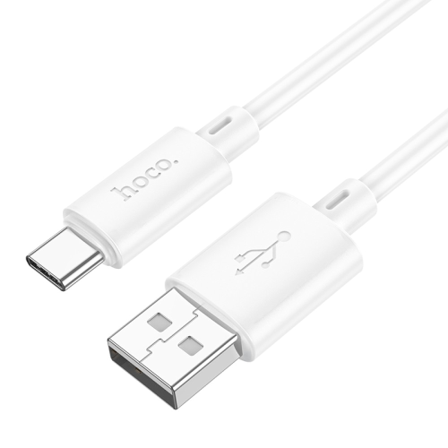 Hoco Cavo Dati Type-C 3A Fast Charging (1m) PVC White X88
