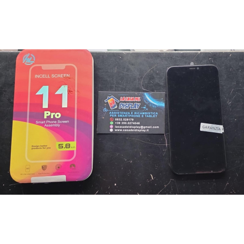 Display Lcd Touch Screen Con Frame Per Apple Iphone 11 Pro FFHD Incell Zy