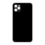 Back Cover COMPATIBILE Perapple Iphone 13 Pro Max Nera Black Big Hole No Logo
