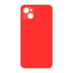 Back Cover Per Apple Iphone 13 Red Rossa Big Hole No Logo