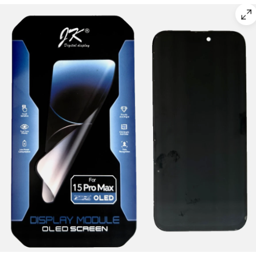 DISPLAY LCD TOUCH SCREEN COMPATIBILE PER APPLE IPHONE 15 PRO MAX SOFT OLED JK