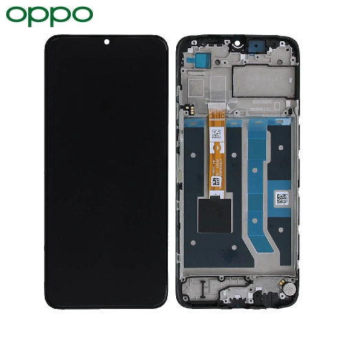 Display Lcd Touch Screen Compatibile Con Frame Per Oppo A17 / A17K / A18 / A38 4G / A56S / A57 4G 5G / A57S / A77 4G 5G / K10 5G / A78 5G / ONE+ NORD N20 SE NERO