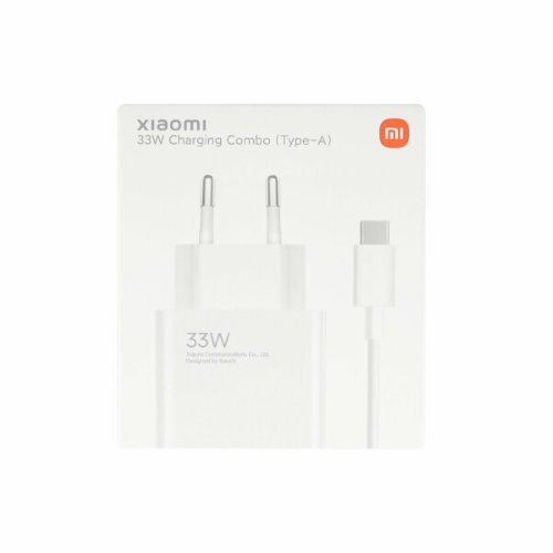 Xiaomi Caricabatteria USB 33W + Cavo Type-C White BHR9956EU