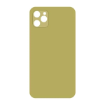 Back Cover COMPATIBILE Per Apple Iphone 12 Pro Max Oro Gold Big Hole No Logo