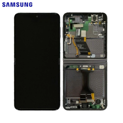 DISPLAY ORIGINALE LCD PER SAMSUNG F731 Z Flip 5 5G 2023 BLUE-GREEN-GRAY-YELLOW CON FRAME GH82-31827C