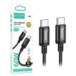 CAVO TYPE-C - TYPE-C HOCO X89 60W 3A 2METRI  NERO - BLISTER 