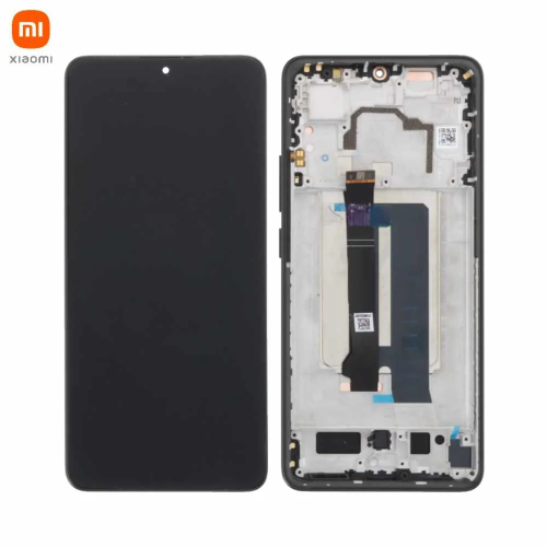 Display Lcd Touch Screen Originale Xiaomi Poco X6 PRO 5G 2024 Touch Vetro Nero Con Frame