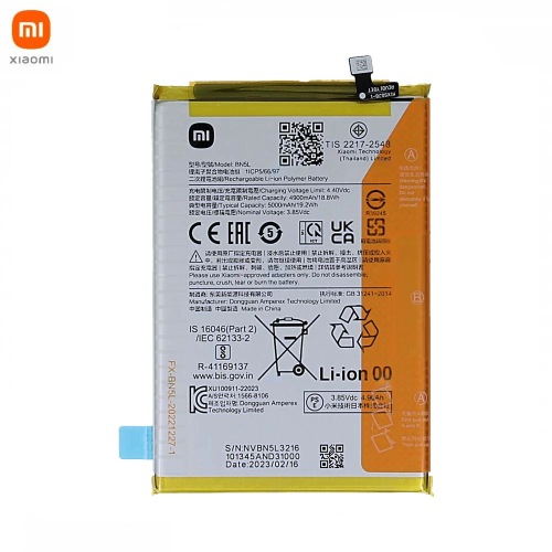 BATTERIA ORIGINALE BN5L PER XIAOMI REDMI 12C 22120RN86I 22120RN8G 5000mAh ORIGINALE
