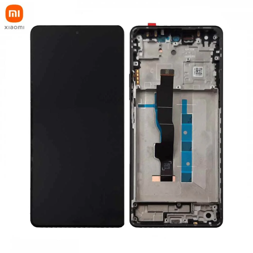 Display Lcd Touch SCreen Frame Originale Service Pack Per XIAOMI REDMI NOTE 13 5G 2024 BLACK / TARNISH