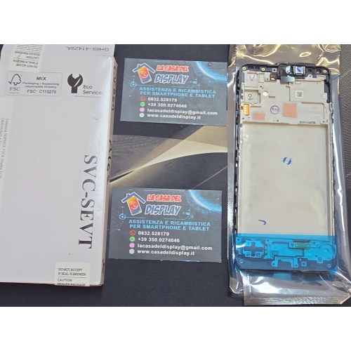 Display Lcd Touch Screen Frame Originale Service Pack Per Samsung A16 4G A165F GH82-36253A 