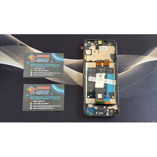 Display Lcd Touch Screen Con Frame ORIGINALE Service Pack Per Samsung Galaxy A05s A057f A057f/ds A057m A05s 2023 Con Batteria